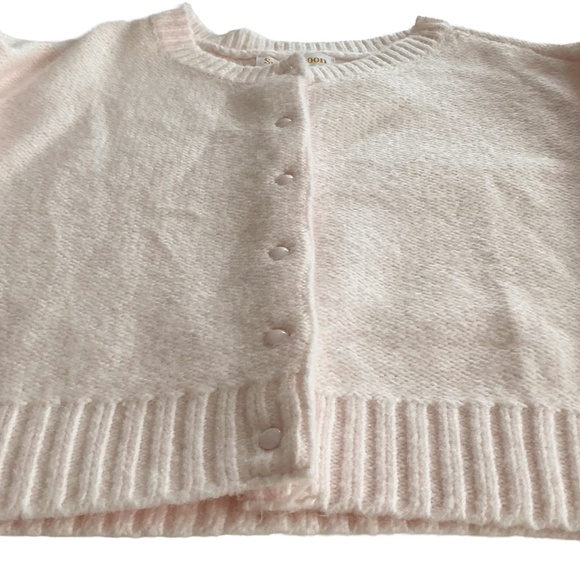 Sugar Moon Cardigan Button-Front Light Pink - Picture 7 of 14